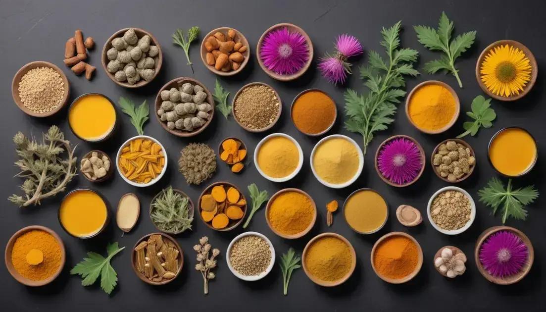 Herbal supplements for liver detoxification