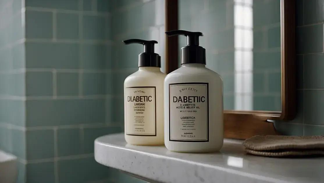 How diabetic lotion benefits sensitive skin