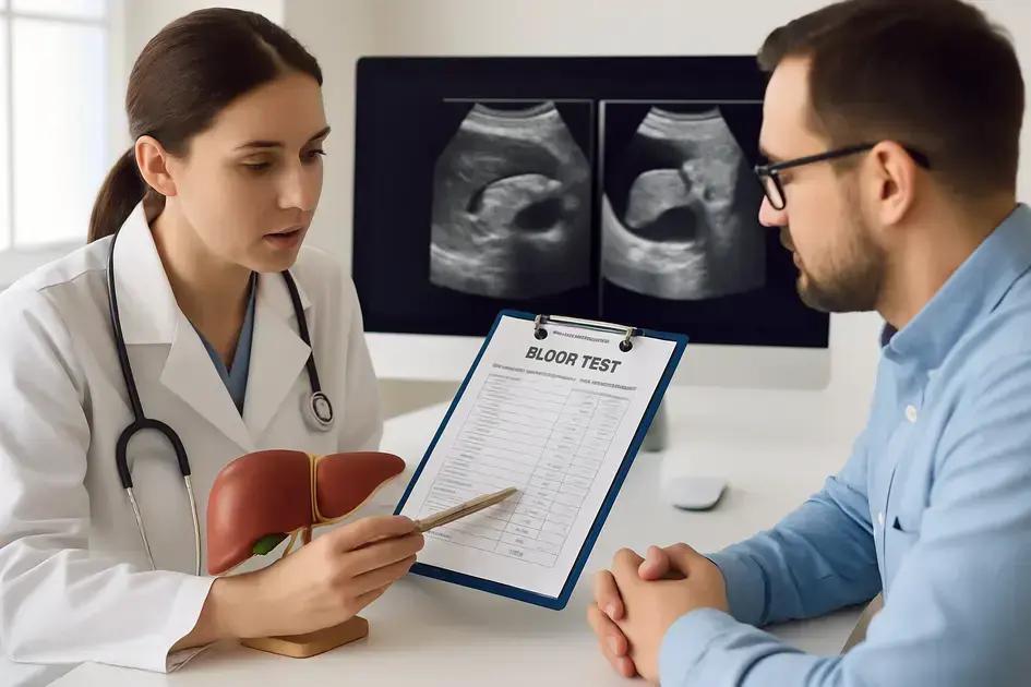 Tests and examinations for liver health evaluation