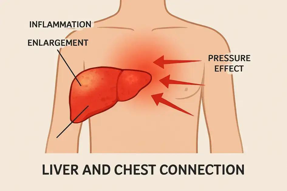 The relationship between liver health and chest pain