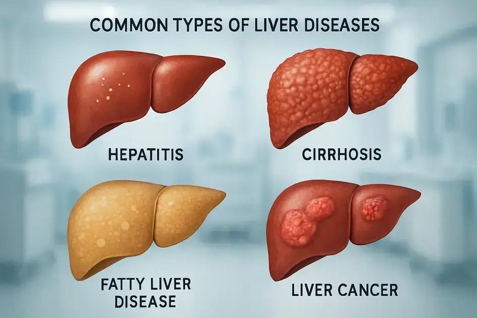 Common types of liver diseases