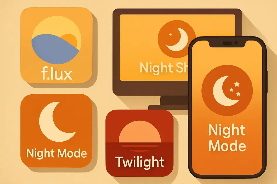 Apps and technology designed to limit blue light impact