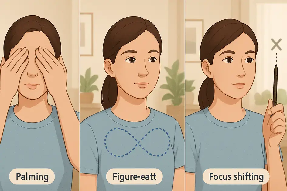 exercises to relieve eye muscle tension