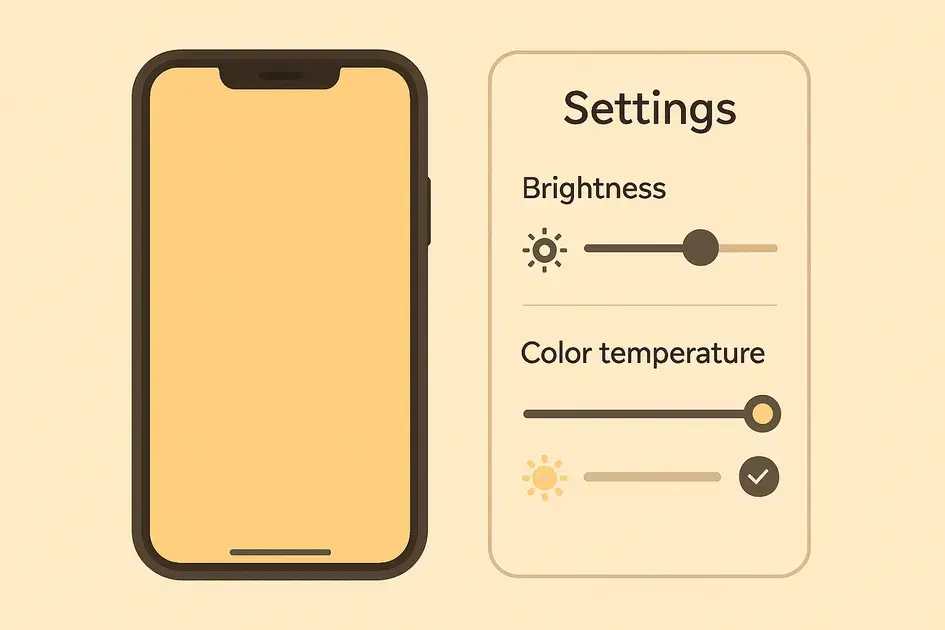 Using blue light filters and screen settings effectively