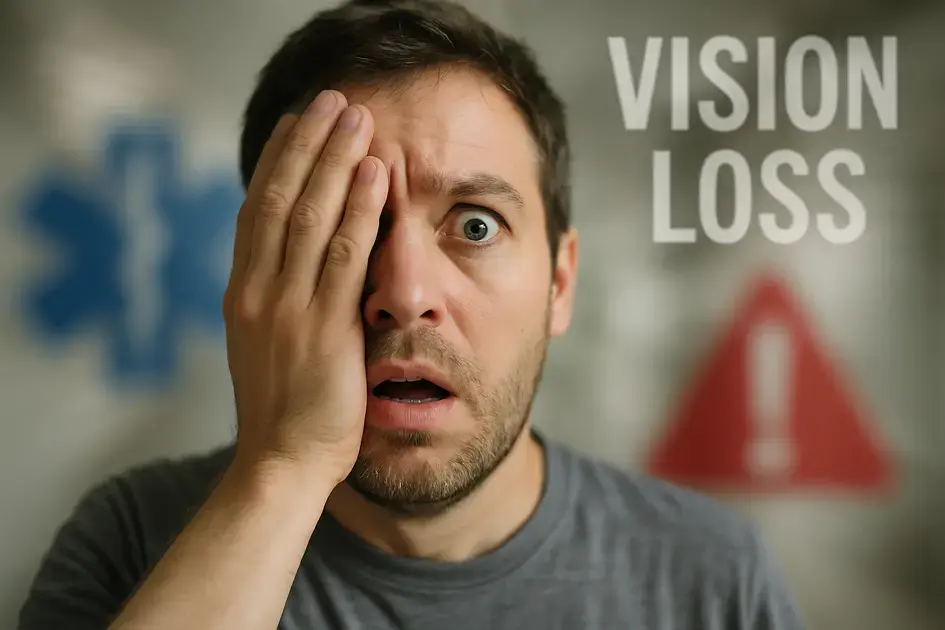 What sudden blurry vision might mean